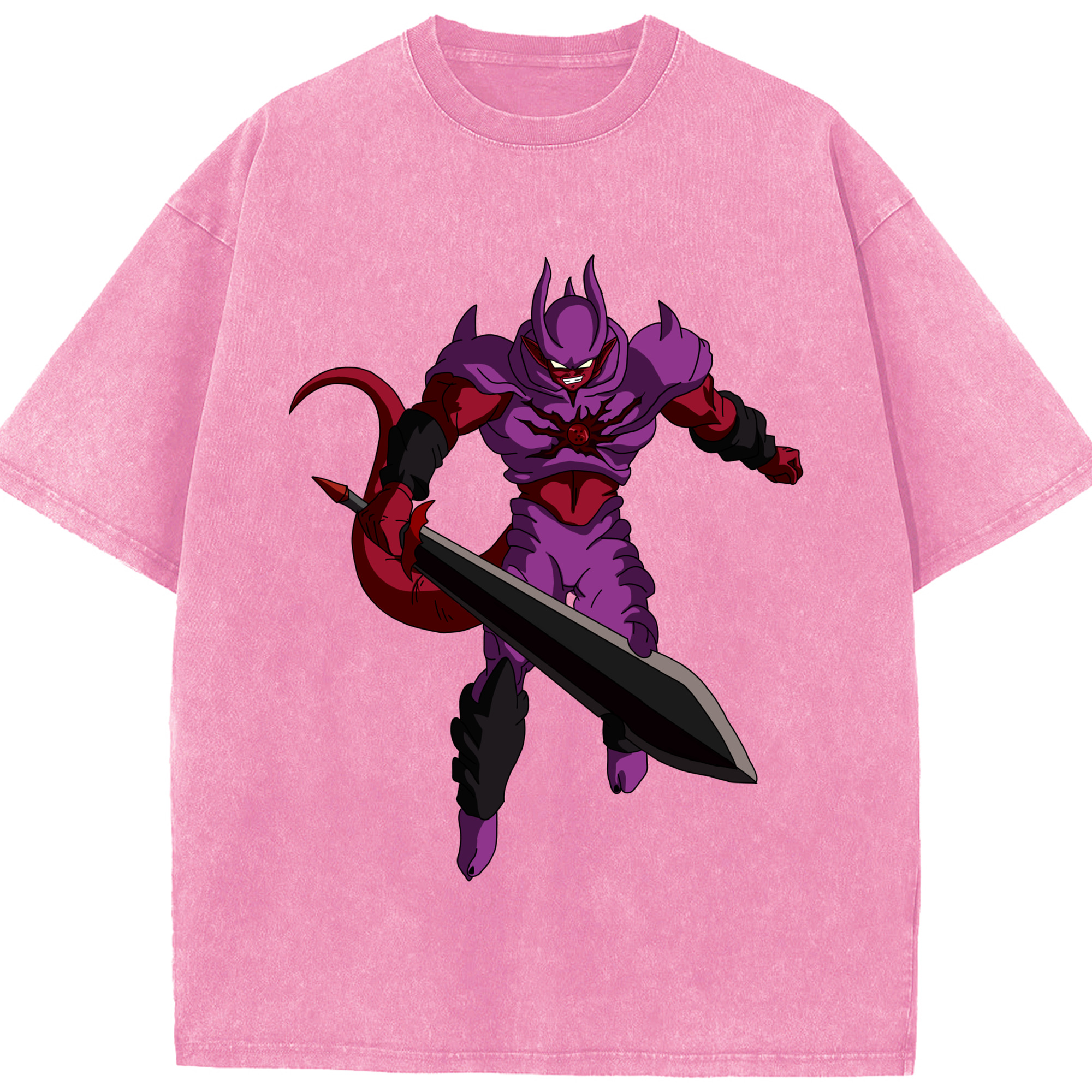 （画像用） ドラゴンボール ジャネンバ DRAGON BALL Janemba 綿100% ヴィンテージ風 半袖Tシャツ（フロントプリント）